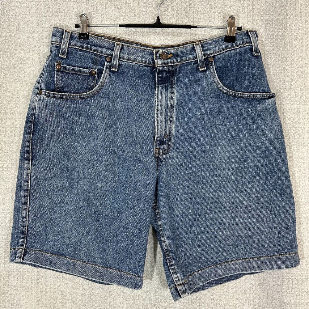 Vintage Levis 545 Shorts Mens 36 Measures 35x9 Blue Loose‎ Denim Jean Jorts USA